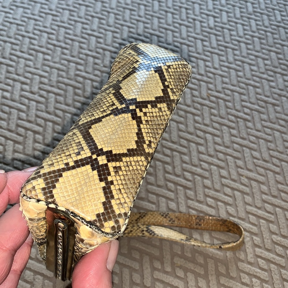 Vintage Python Evening Wristlet - Picture 6 of 7